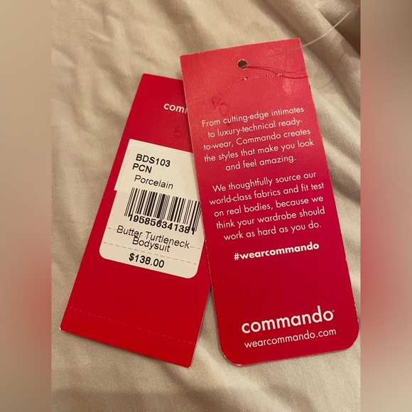 Commando Butter Turtleneck Bodysuit in Porcelain Size XS - Picture 7 of 8